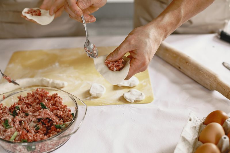 Pizza preparation at Punch pizza kitchen